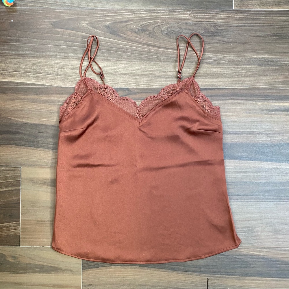 NWOT Abercrombie and Fitch satin tank